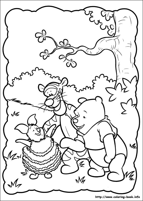 Piglet coloring picture