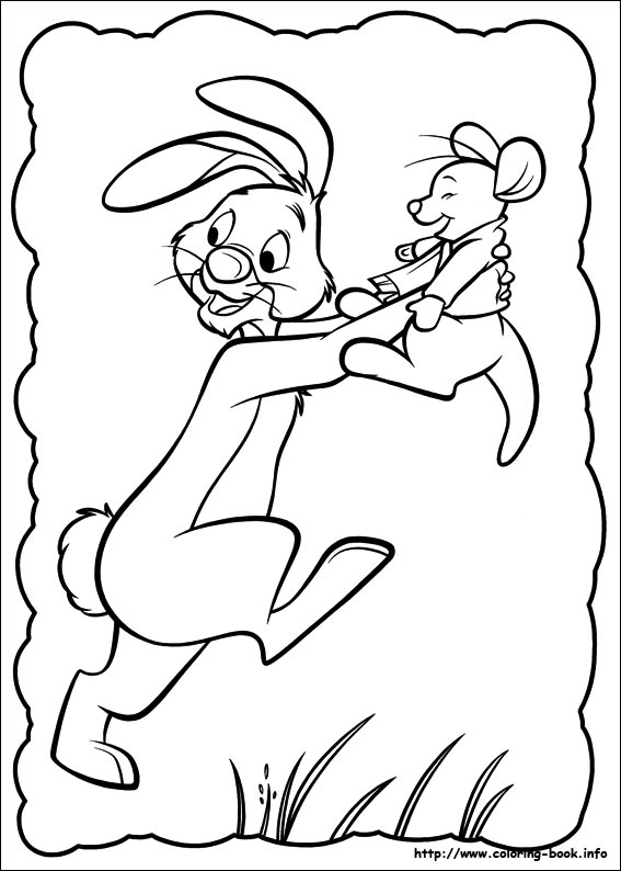 Piglet coloring picture