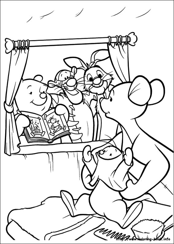 Piglet coloring picture