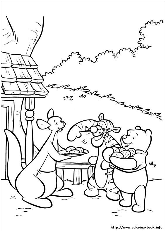 Piglet coloring picture