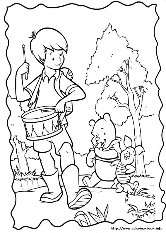 Piglet coloring picture