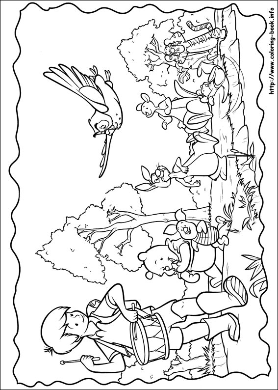 Piglet coloring picture