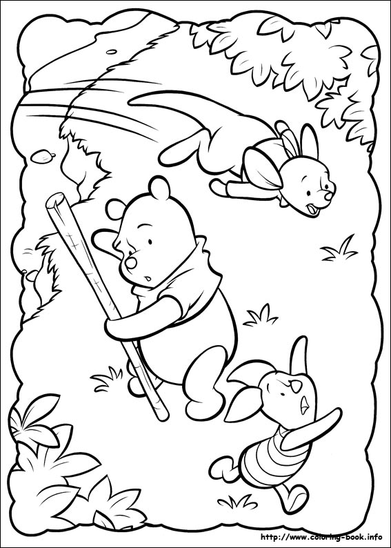 Piglet coloring picture