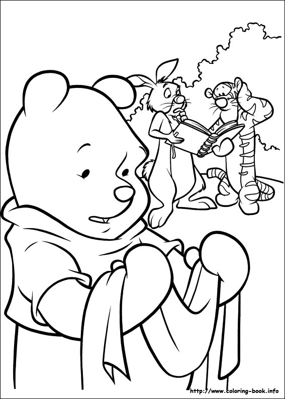 Piglet coloring picture