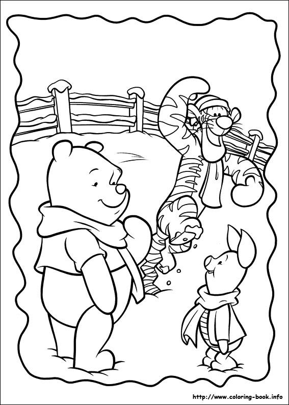 Piglet coloring picture