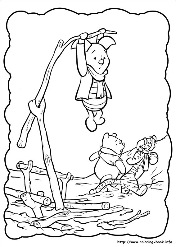 Piglet coloring picture