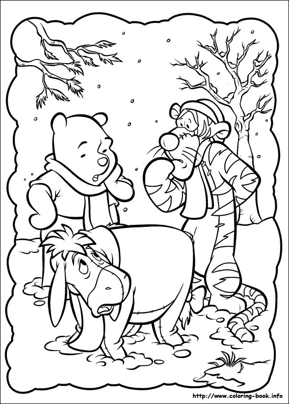 Piglet coloring picture