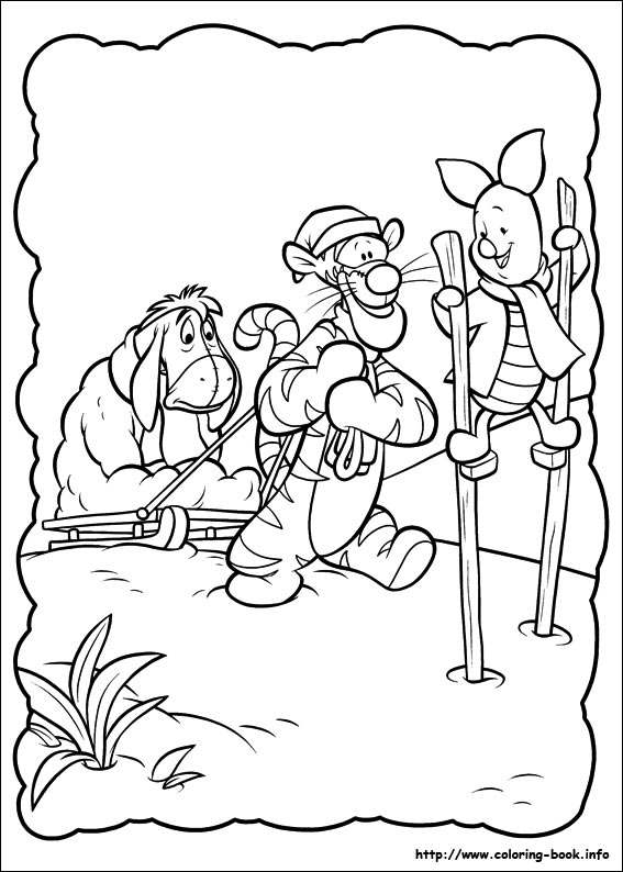 Piglet coloring picture