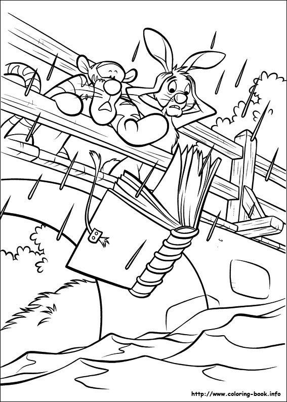 Piglet coloring picture