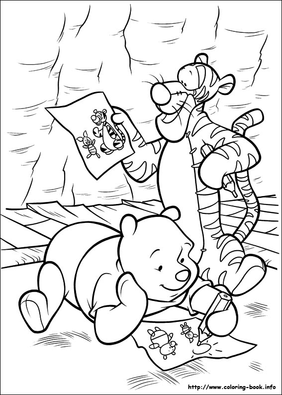 Piglet coloring picture