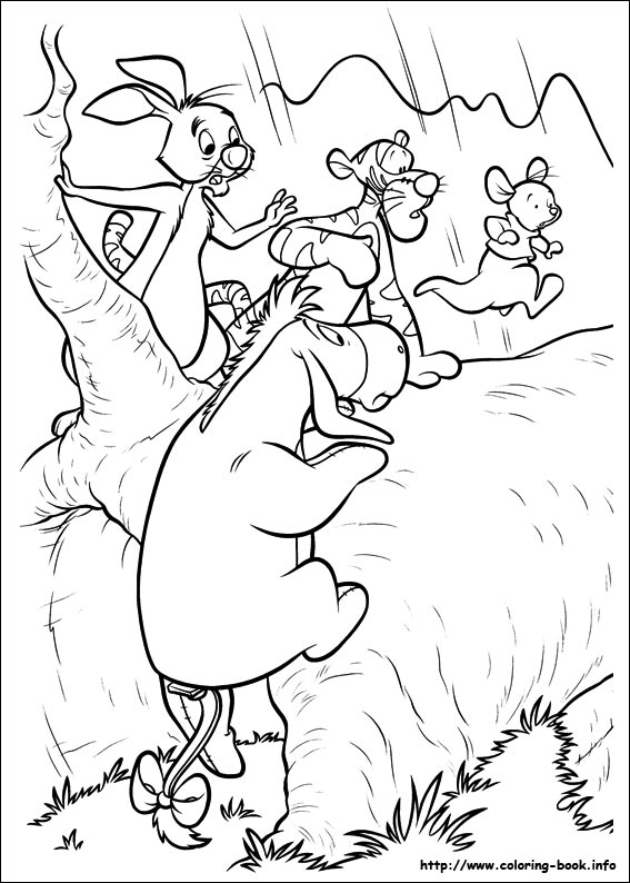 Piglet coloring picture