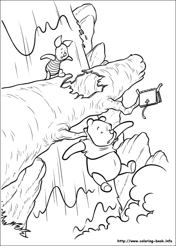 Piglet coloring picture