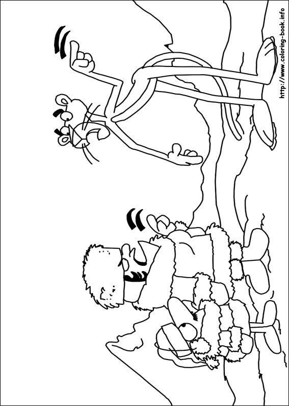 The Pink Panther coloring picture