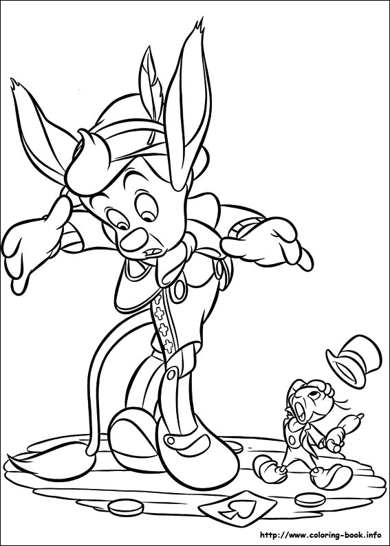 Pinocchio coloring picture