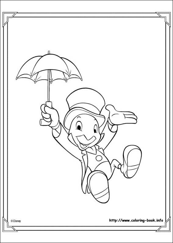 Pinocchio coloring picture