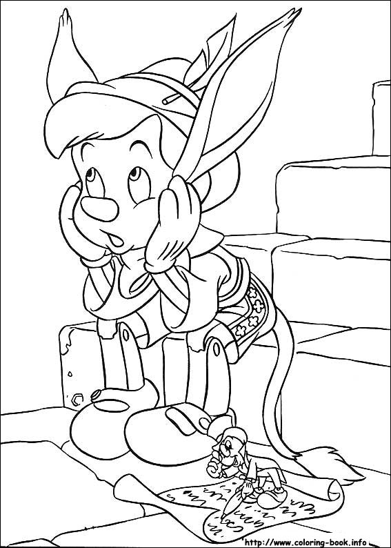 Pinocchio coloring picture