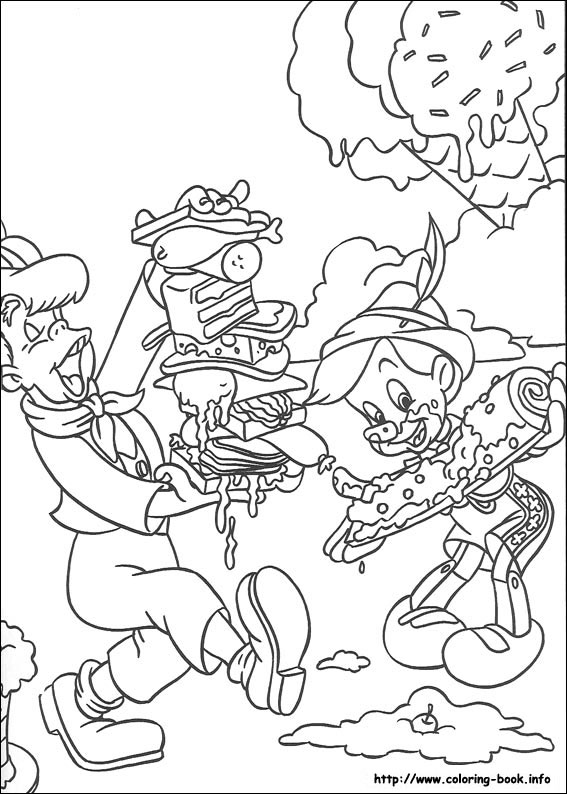 Pinocchio coloring picture