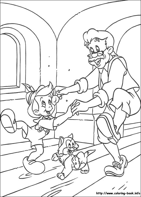 Pinocchio coloring picture