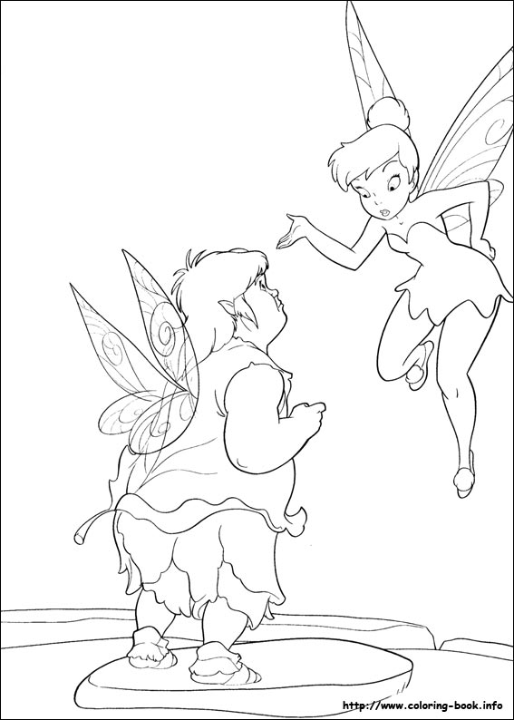 The Pirate Fairy coloring picture