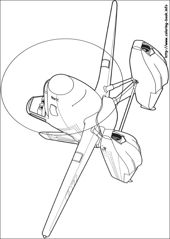 Planes: Fire & Rescue coloring picture