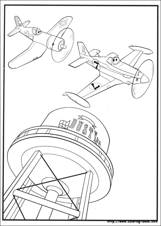 Planes: Fire & Rescue coloring picture