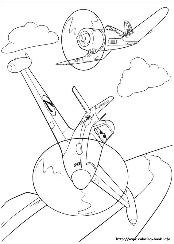 Planes: Fire & Rescue coloring picture