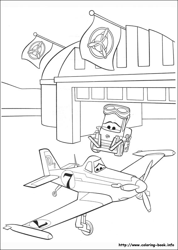 Planes: Fire & Rescue coloring picture