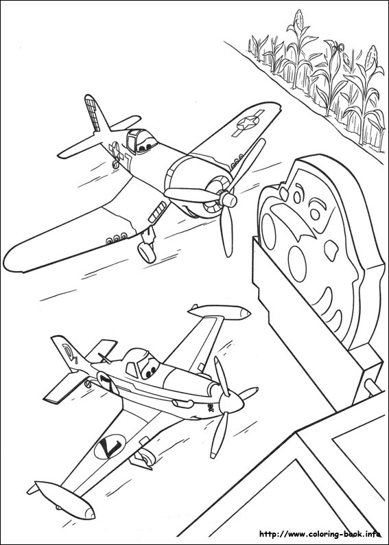 Planes: Fire & Rescue coloring picture