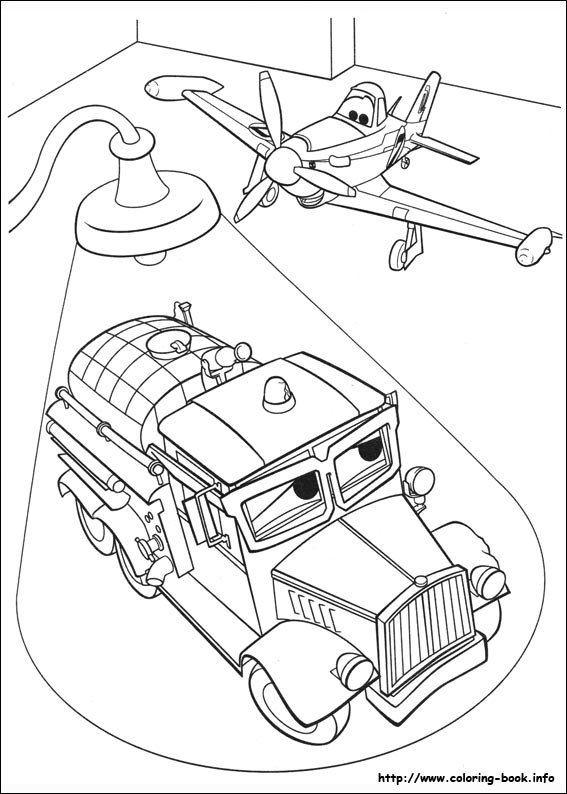 Planes: Fire & Rescue coloring picture