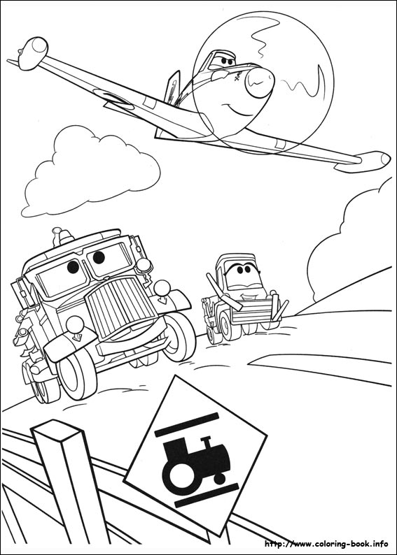 Planes: Fire & Rescue coloring picture