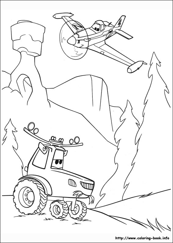 Planes: Fire & Rescue coloring picture