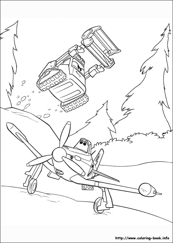 Planes: Fire & Rescue coloring picture