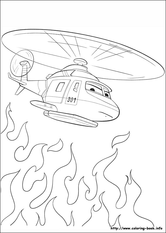 Planes: Fire & Rescue coloring picture