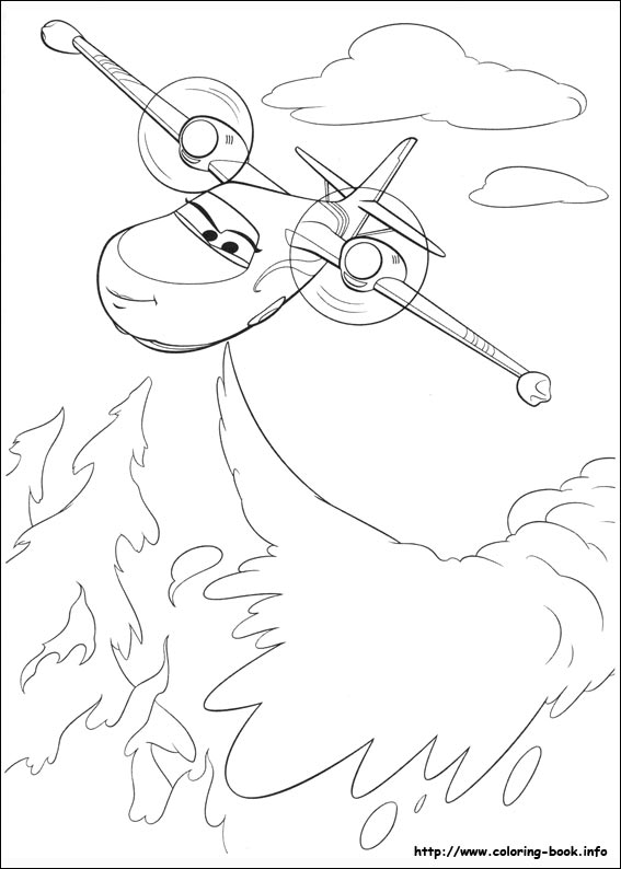 Planes: Fire & Rescue coloring picture