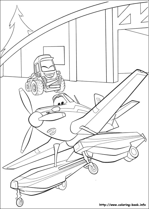 Planes: Fire & Rescue coloring picture