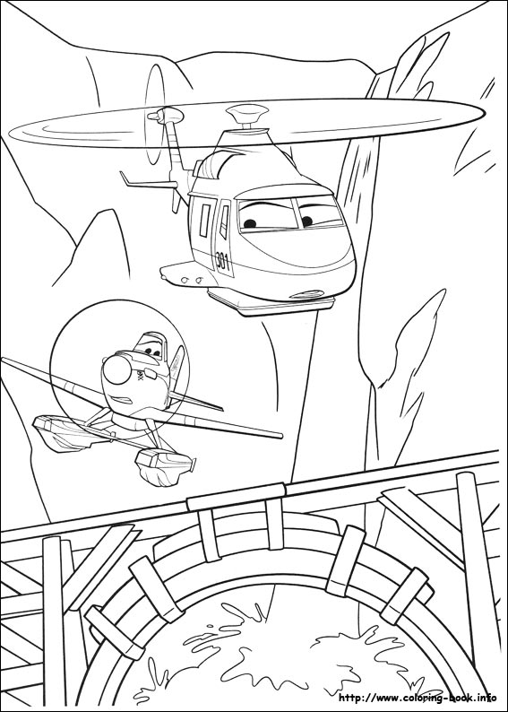 Planes: Fire & Rescue coloring picture