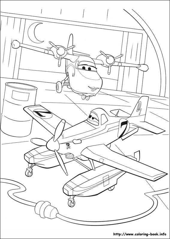 Planes: Fire & Rescue coloring picture