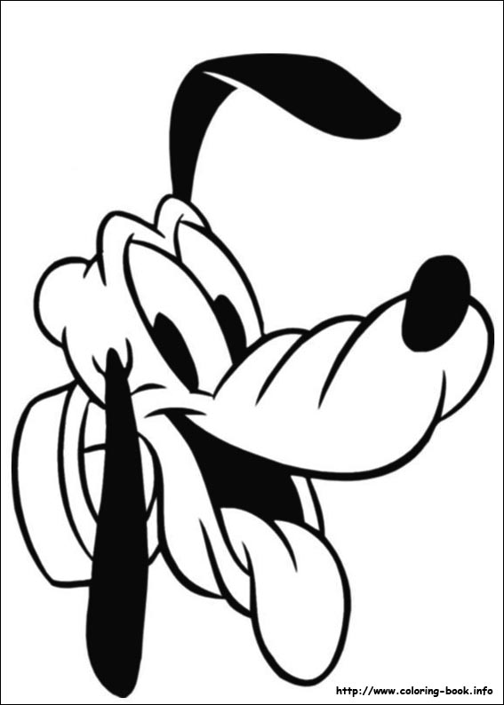 Pluto Coloring Pages On Coloring Book Info