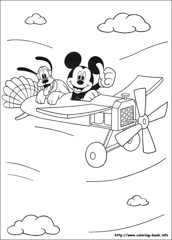 Pluto coloring picture