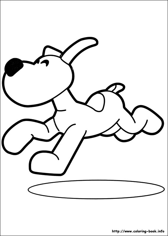 Pocoyo coloring picture