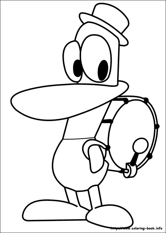 Pocoyo coloring picture