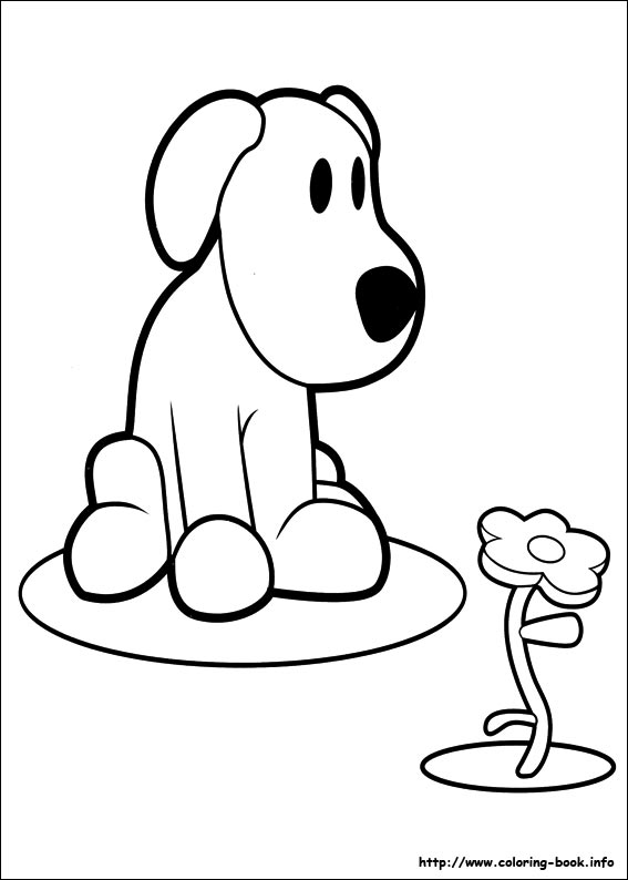 Pocoyo coloring picture