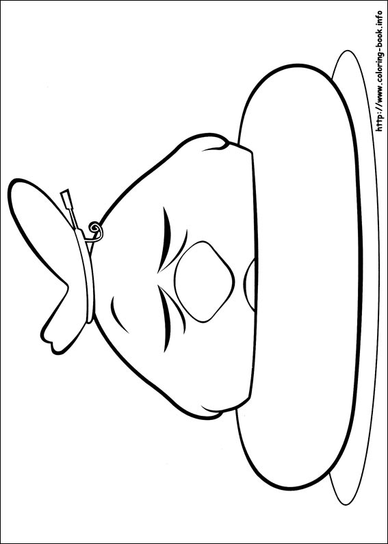 Pocoyo coloring picture