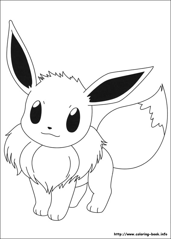 Pokemon coloring picture