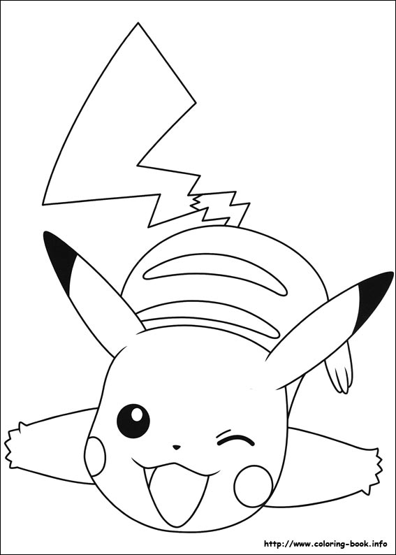 Pokemon coloring picture