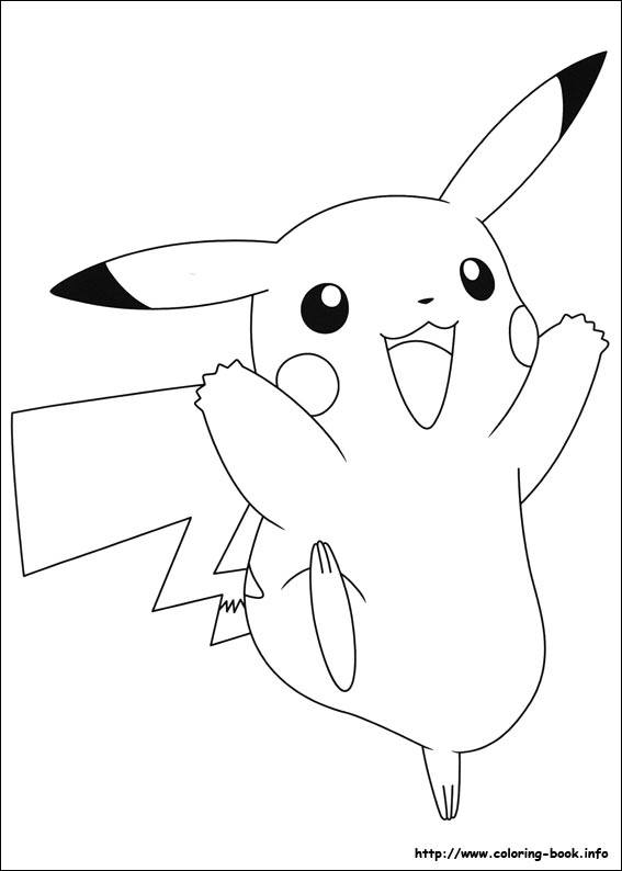 Pokemon coloring picture