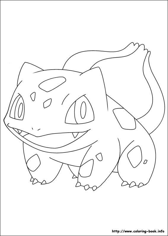 Pokemon coloring picture