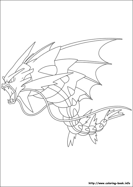 Pokemon coloring picture