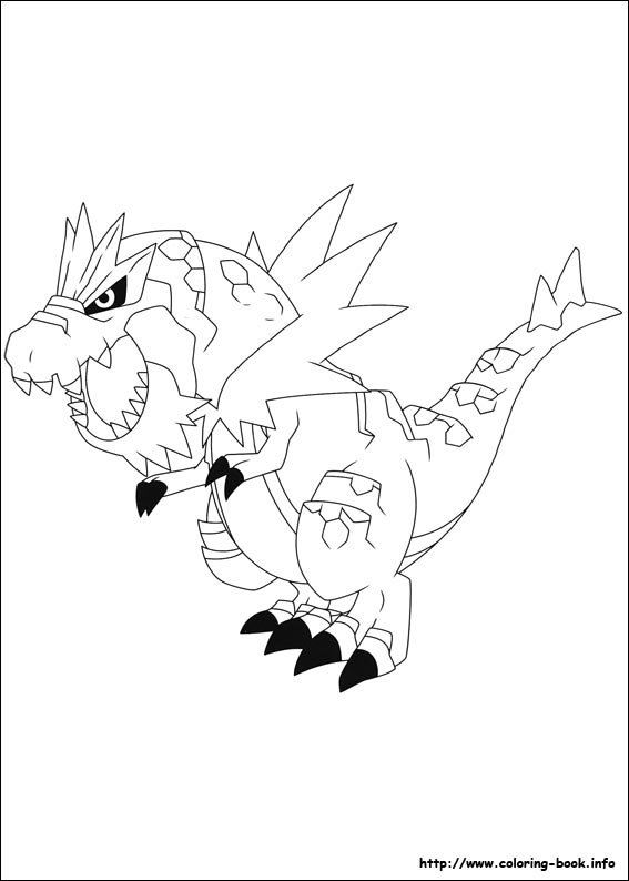 Pokemon coloring picture