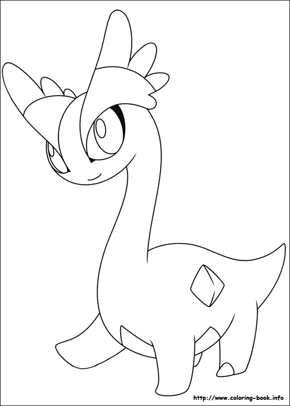 Pokemon coloring picture